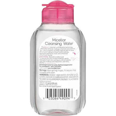 Garnier Micellar Cleansing Water, All-in-1 Makeup Remover and Facial Cleanser