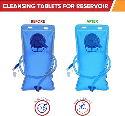 Hydration Backpack Cleaning Tablets - (36 Tablets) Great for Reservoir Pack or Hydration Bladder Kit