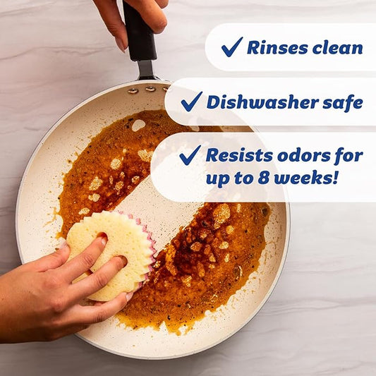 Scrub Daddy Scrub Mommy Sponges - Dish Scrubber + Non-Scratch Cleaning Sponges Kitchen, Bathroom + Multi-Surface