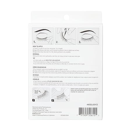 KISS Looks So Natural False Eyelashes Multipack #03, Lightweight & Comfortable, Delicate Volume, Natural-Looking