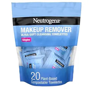 Neutrogena Makeup Remover Wipes Singles, Individually Wrapped Face Wipes