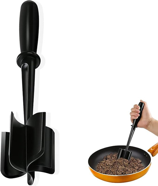 Meat Chopper, Hamburger Chopper, Potato Masher-Professional Multifunctional Heat Resistant Nylon Ground Beef Smasher Kitchen Tools And Gadgets,