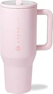 HydroJug Traveler - 40 oz Water Bottle with Handle & Flip Straw - Fits in Cup Holder